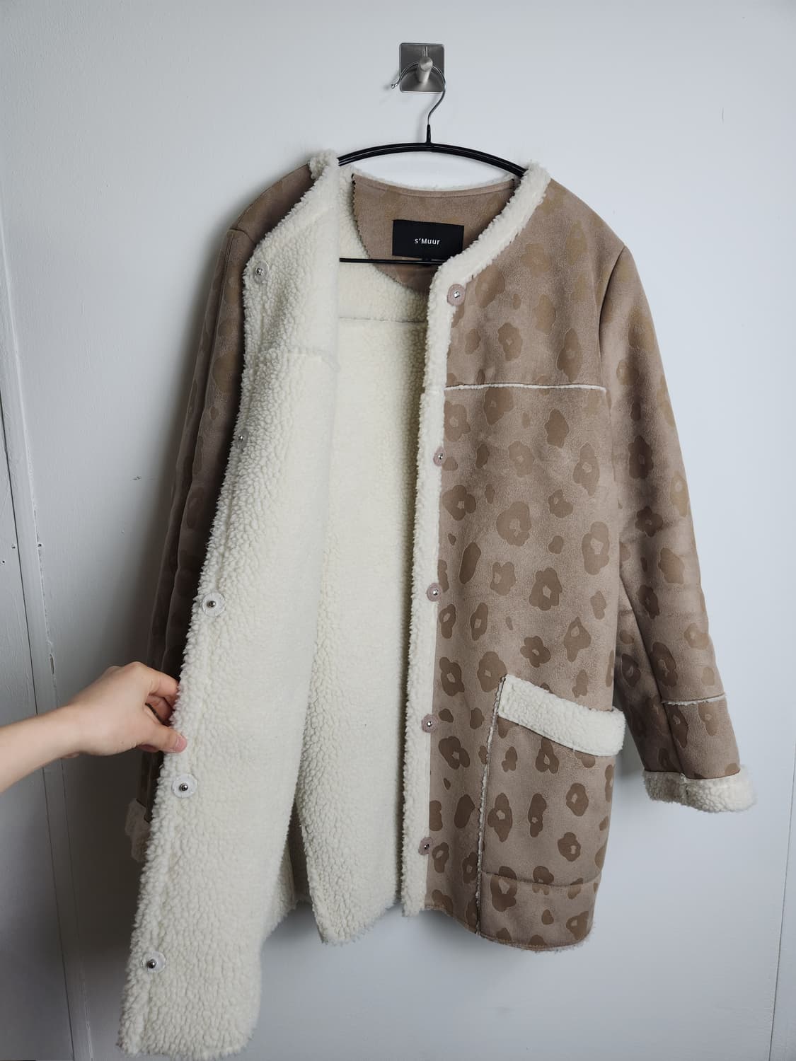 (S'muur)스웨이드 무스탕 자켓 상품이미지7