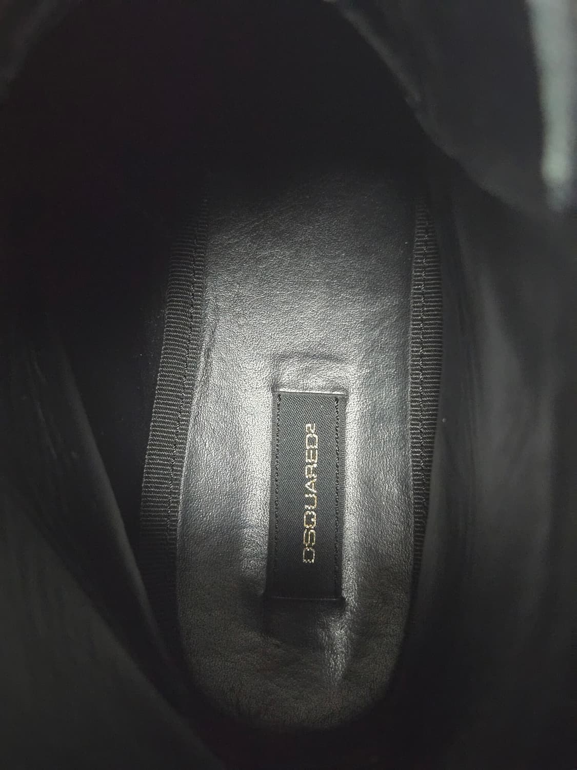 Dsquared2 블랙 레이스업 고무 밑창 부츠 265 상품이미지6