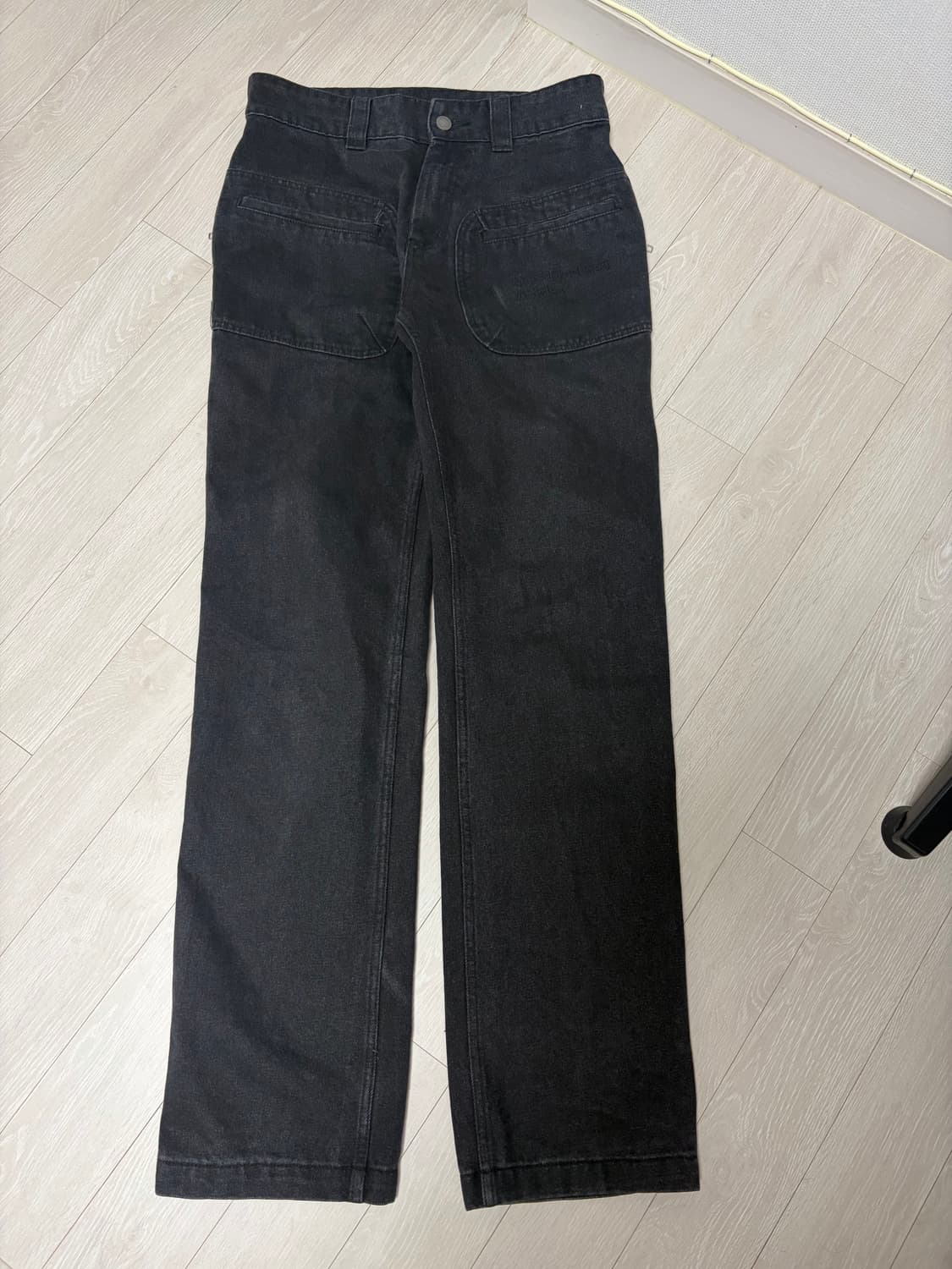 플라스틱프로덕트 MPa SPLIT POCKET PANTS (BLACK)S 상품이미지2
