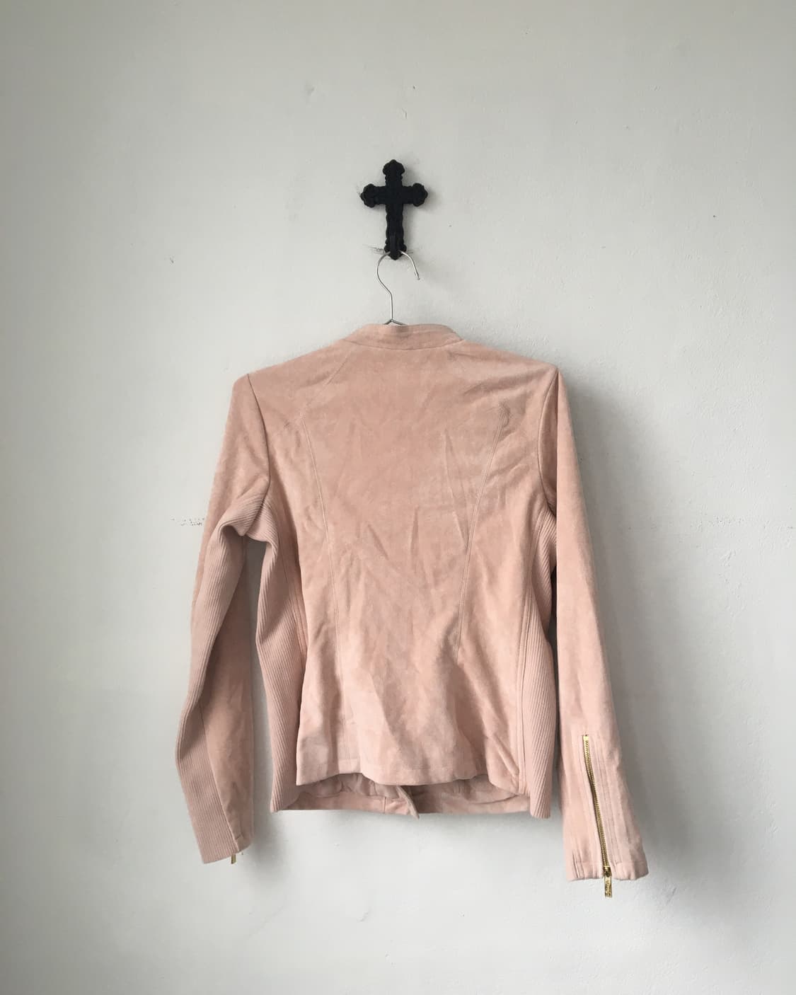 Fake suede rider jacket 상품이미지3