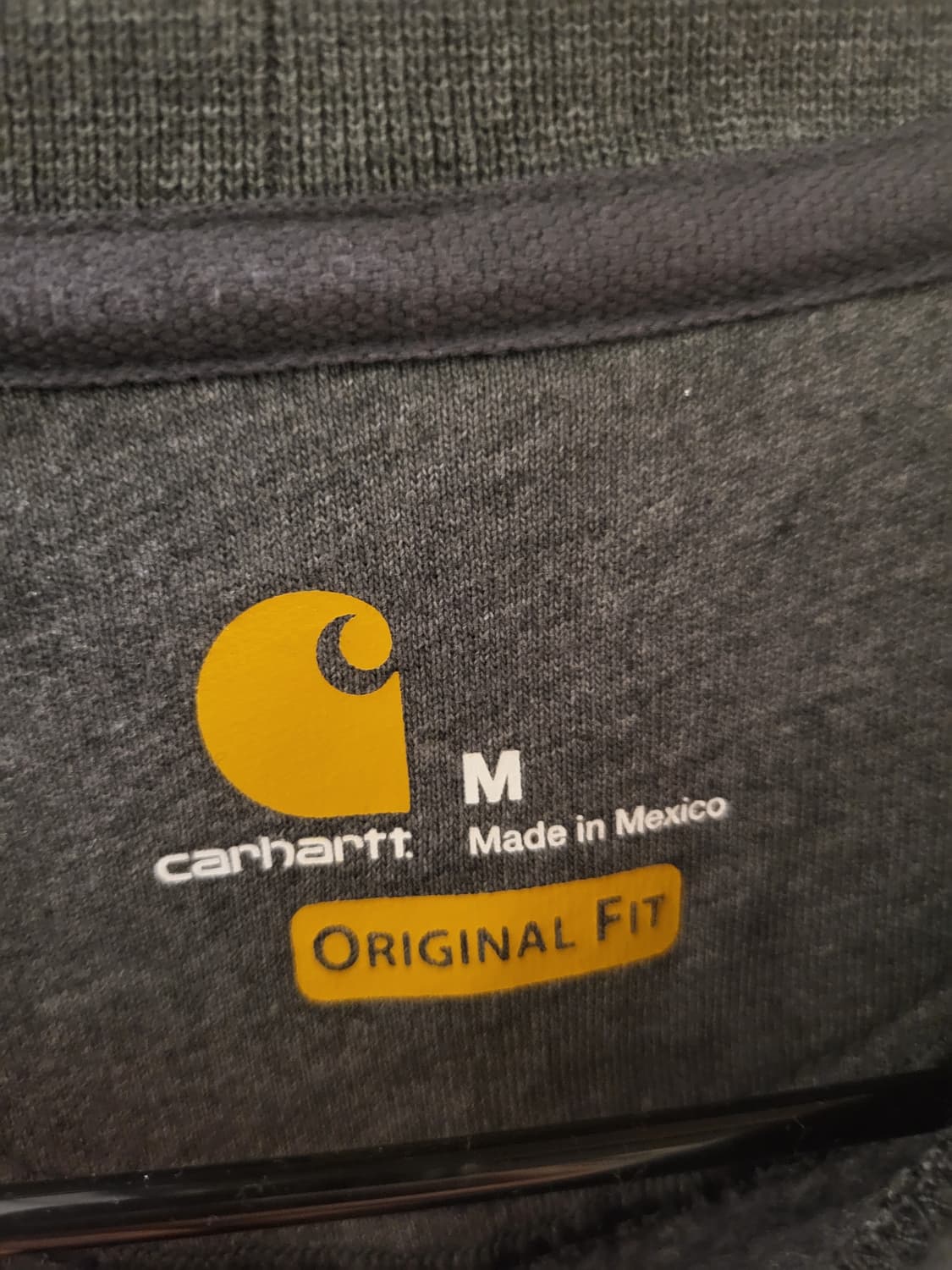 [100]칼하트 포켓 맨투맨 차콜 M 상품이미지6