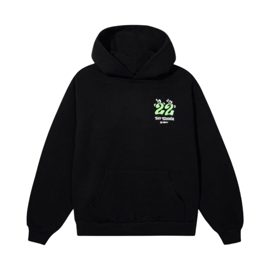 YUKI TSUNODA X VERDY BLACK HOODIE 상품이미지1