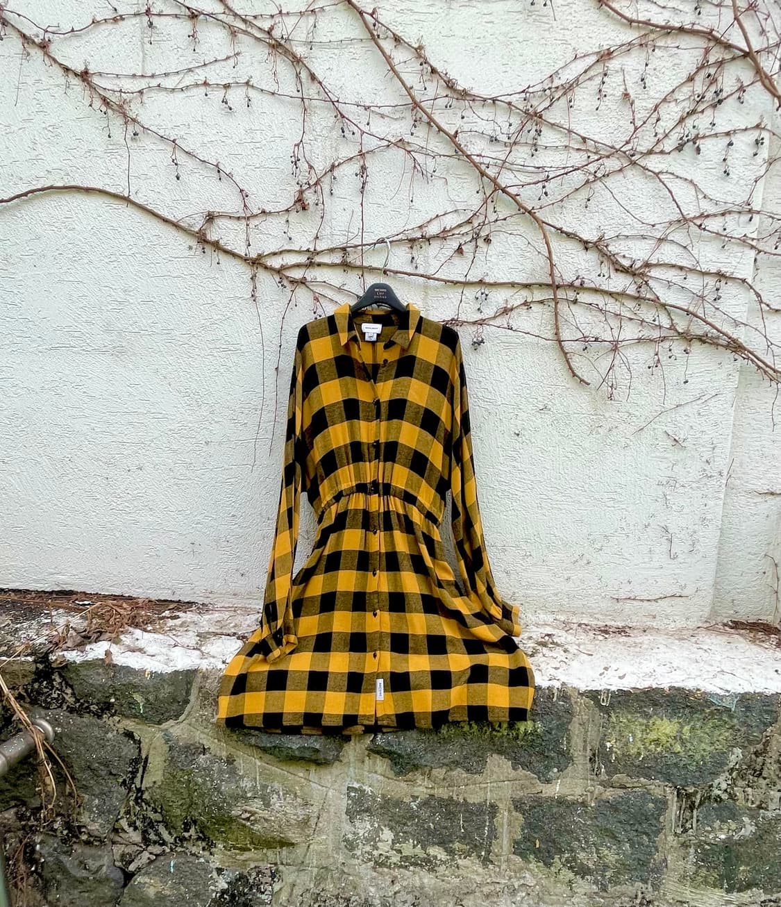 울리치 이태리 버팔로 체크 셔링 원피스 상품이미지1