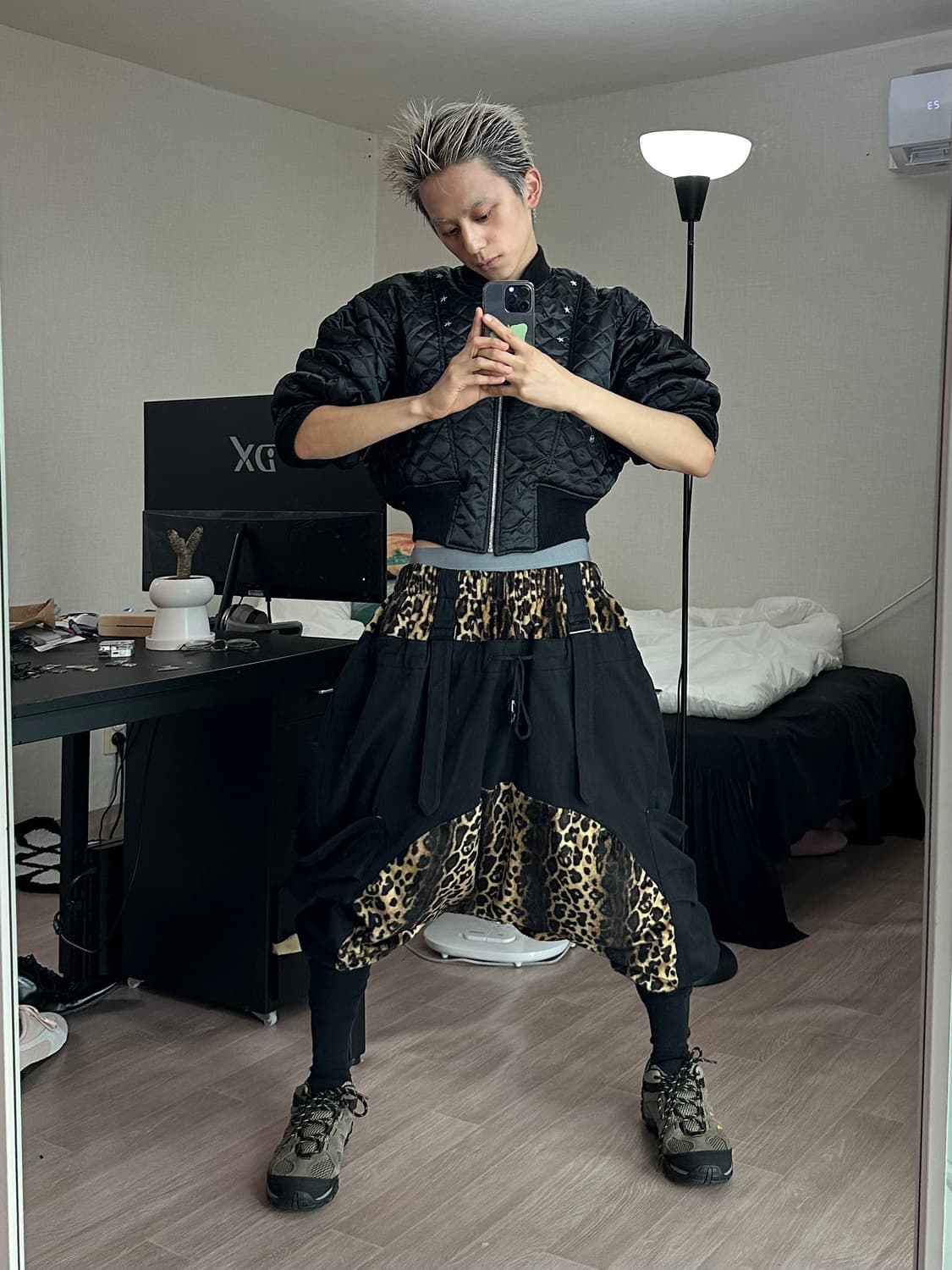 Vintage 빈티지 레오파드 배기 팬츠 상품이미지3