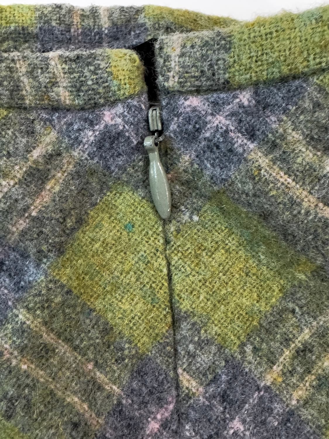 gaminerie 빈티지 체크 울 미디 스커트 상품이미지8