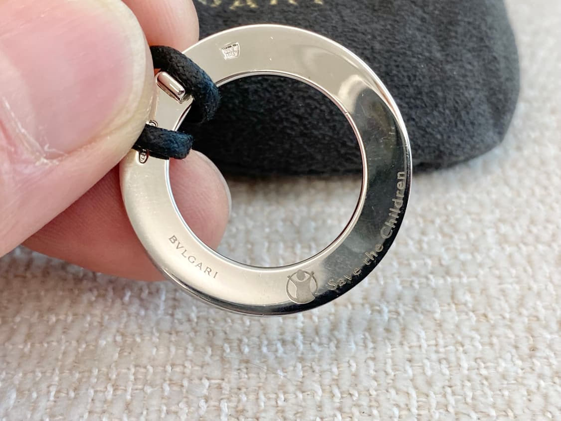 불가리 세이브더칠드런 실버 목걸이 조커 타입 상품이미지5