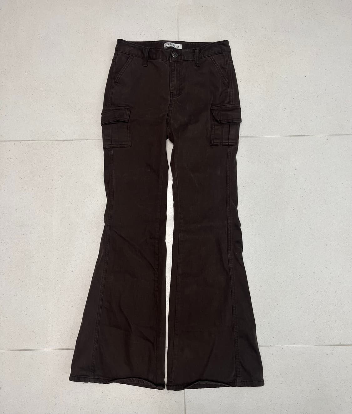 미레코 BUTTON LOW BOOTS-CUT PT BROWN 상품이미지6