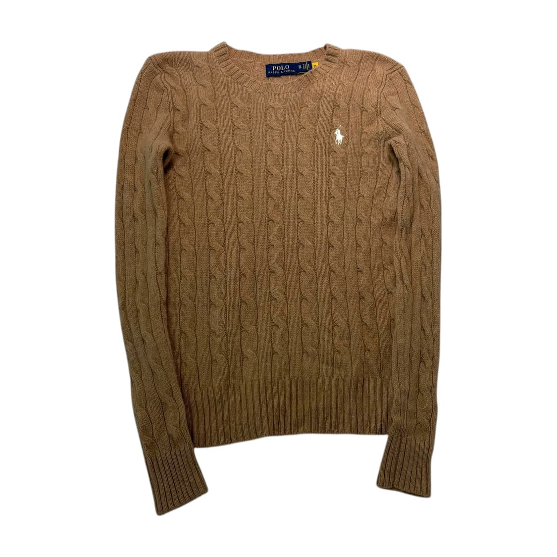 W 90 폴로 랄프로렌 신형라벨 램스울 꽈배기 니트 상품이미지1