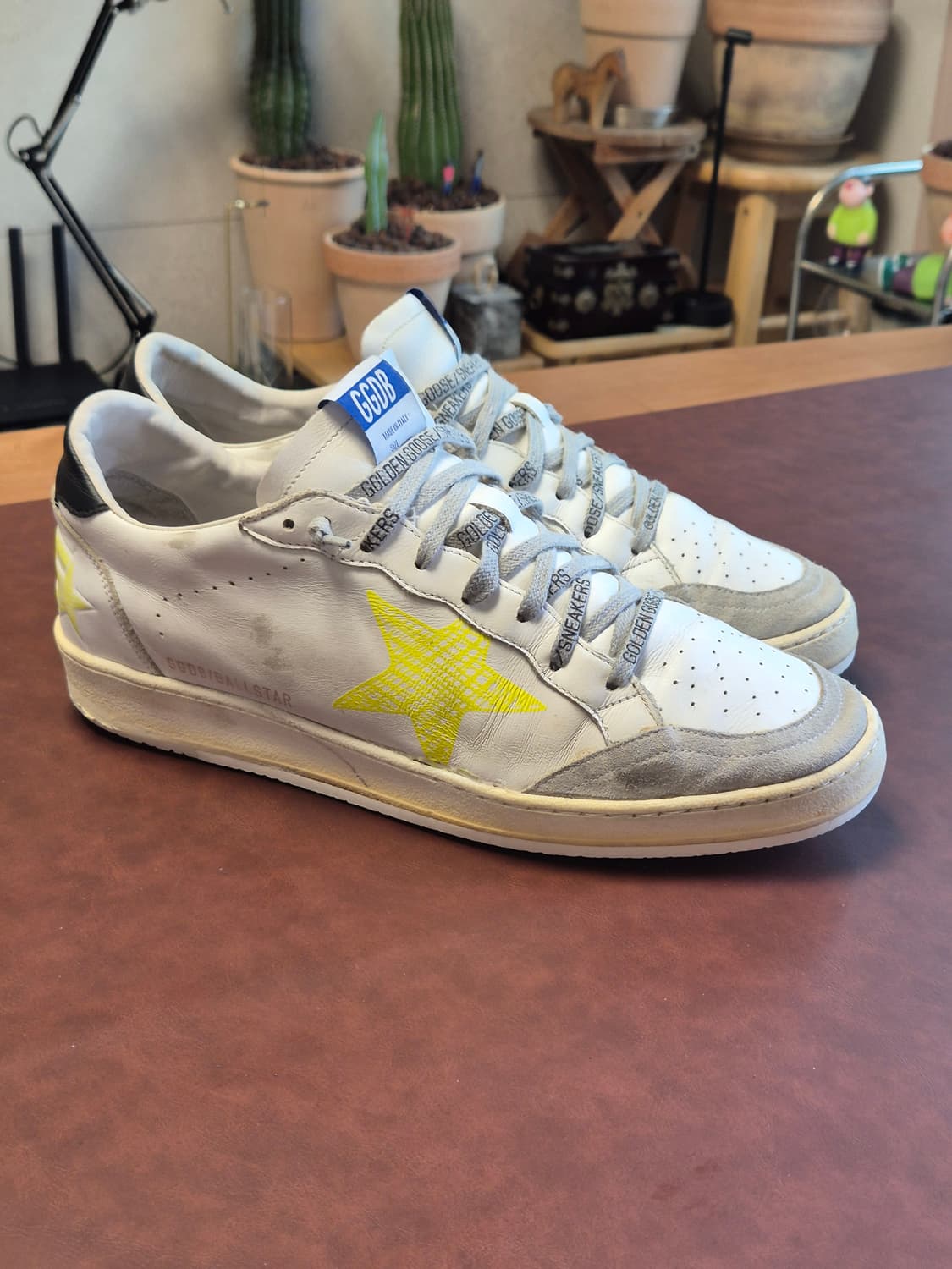 바닥보강했어요 280-285(44) 정품 골든구스 볼스타 스니커즈 상품이미지1