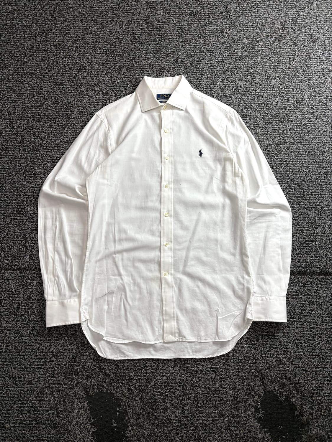 폴로 랄프로렌 포니로고 솔리드 셔츠 화이트 3473 상품이미지2