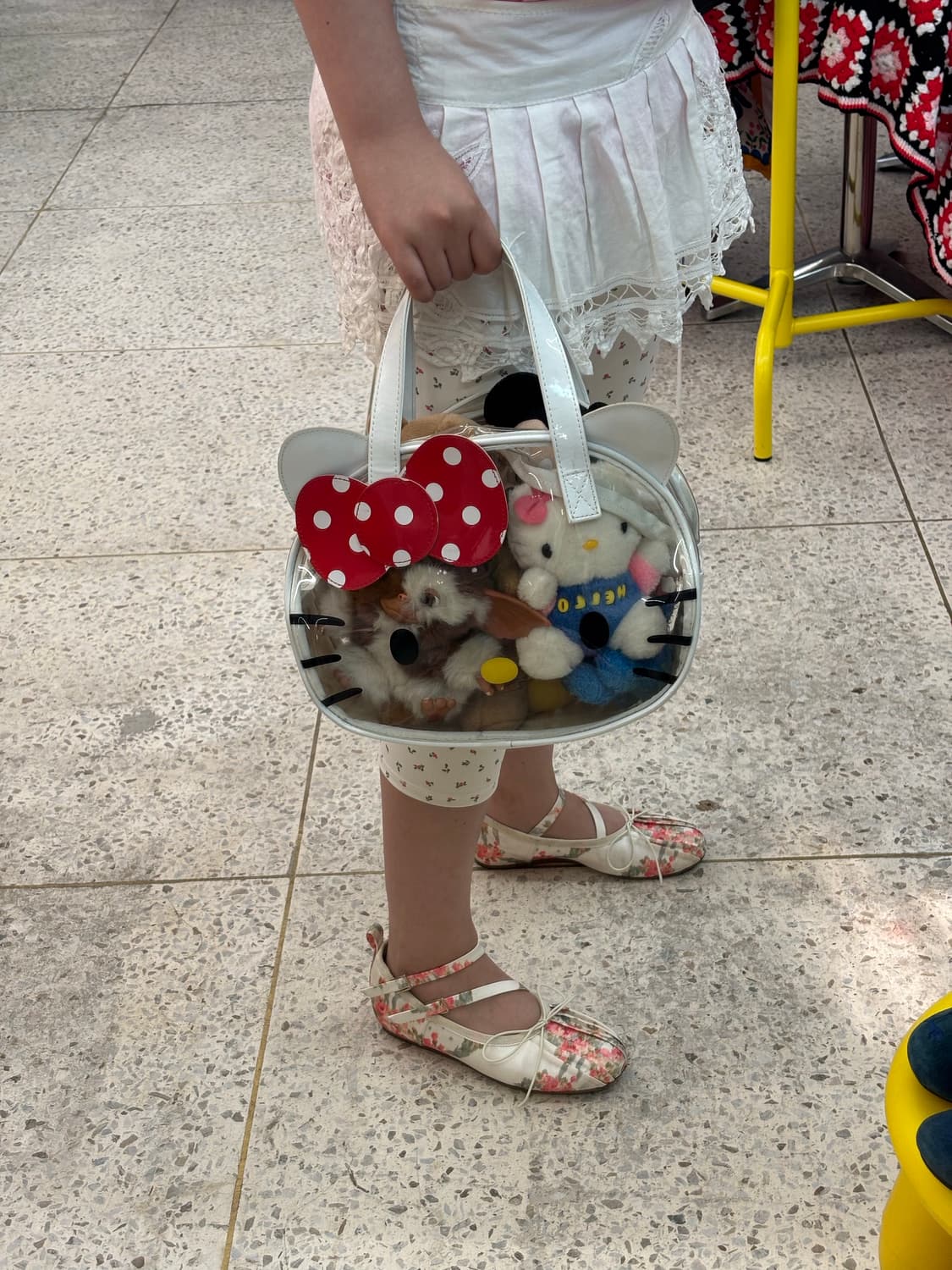 Rare Vintage Clear Hello Kitty Face Bag 상품이미지9