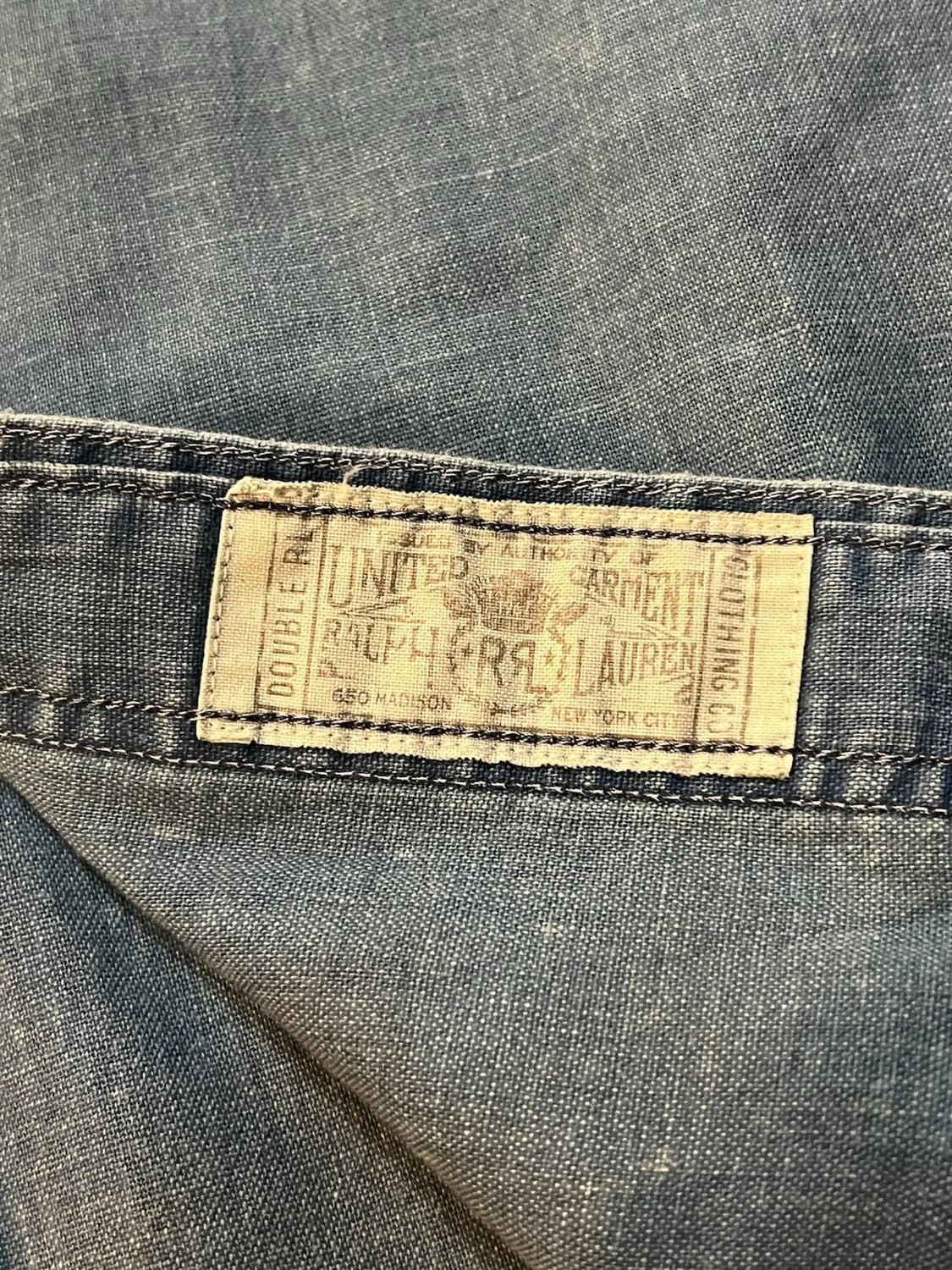 RRL 더블알엘 샴브레이 워크셔츠 상품이미지4