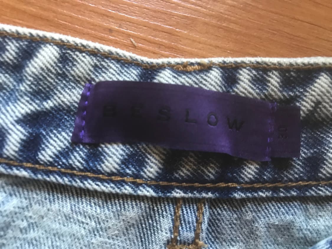 비슬로우 와이드 연청바지 30 상품이미지2