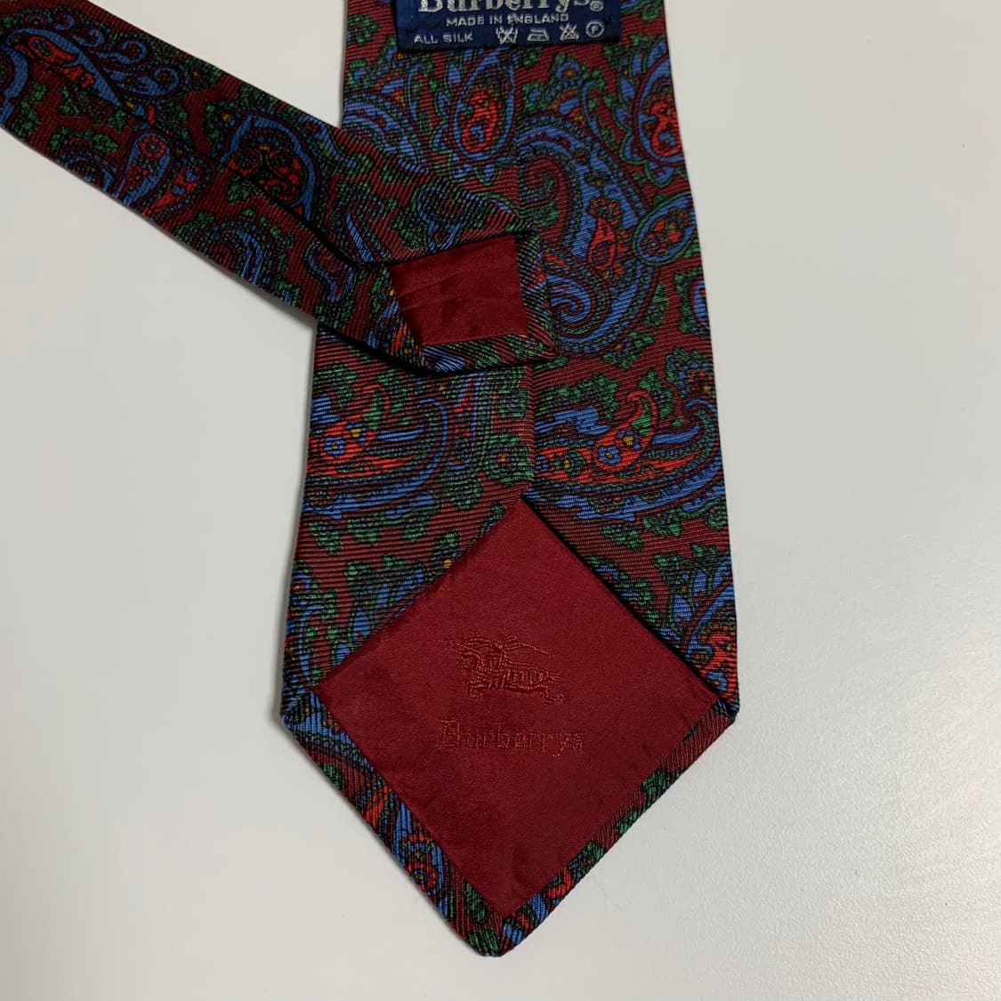 버버리(BURBERRY) 페이즐리 넥타이 명품 A+등급 9cm 상품이미지6