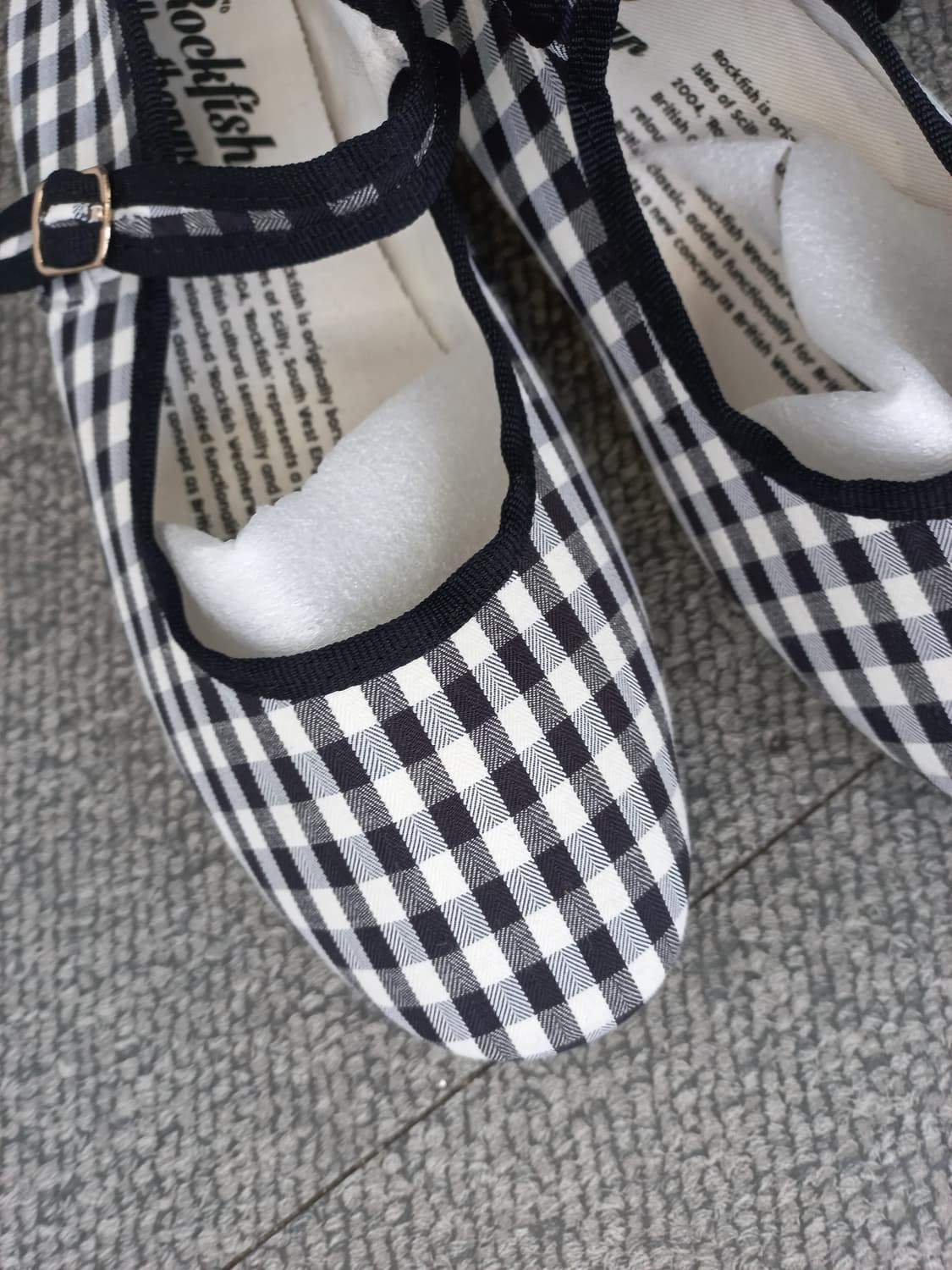 락피쉬웨더웨어 벨라 메리제인 체크 슈즈 235mm 상품이미지2