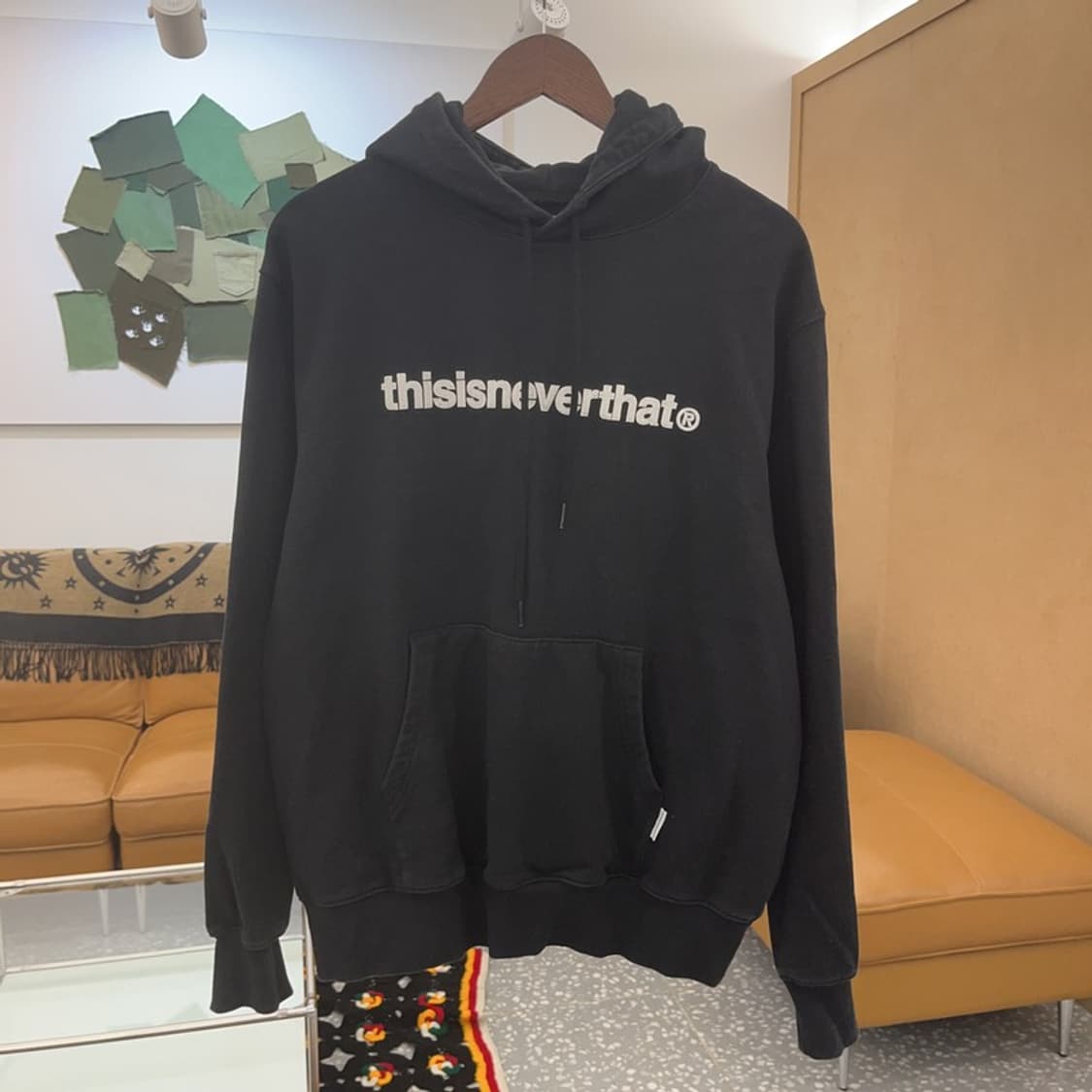 디스이즈네버댓 피그먼트 미드로고 후드티 M C06487 상품이미지2