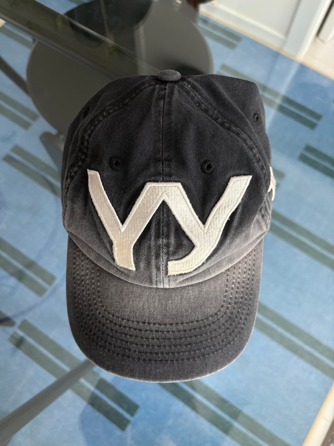 오픈와이와이볼캡OPEN YY GRADIENT BALL CAP, BLACK 상품이미지1