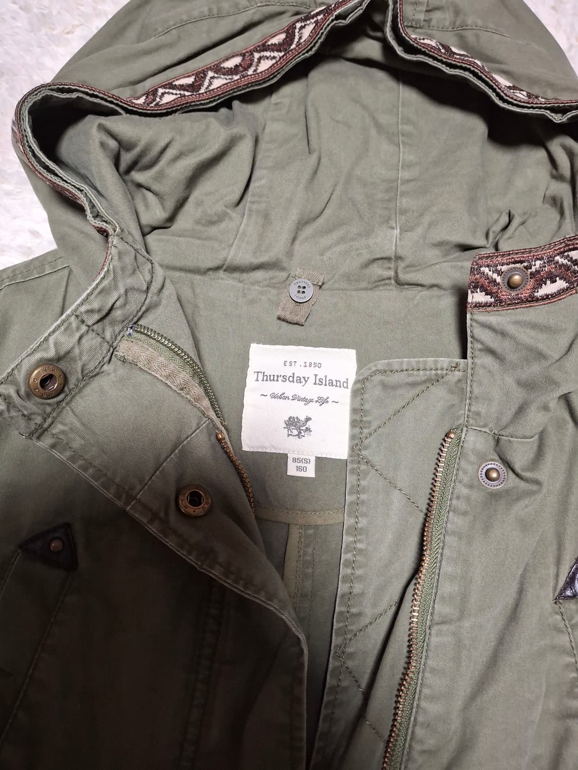 (마지막특가) 써스데이아일랜드 야상자켓 상품이미지2