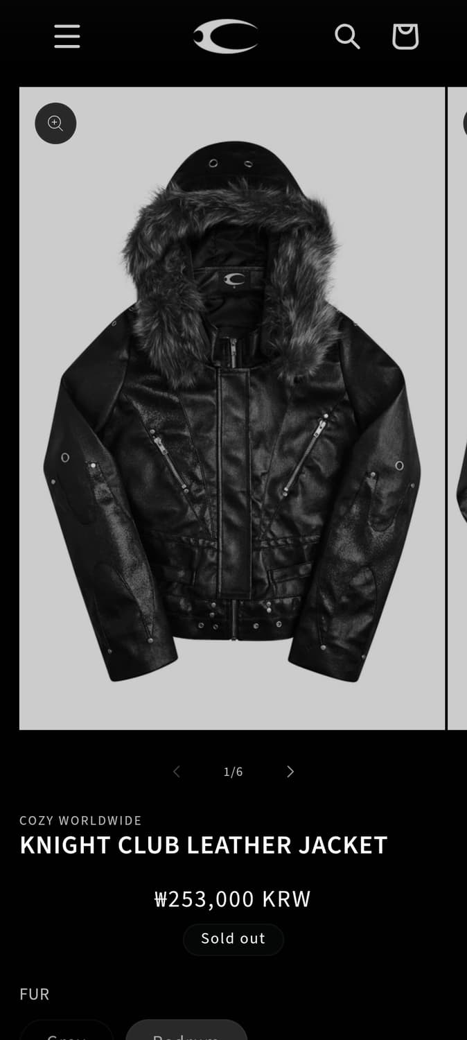 삽니다)cozyworldwide jacket 상품이미지1