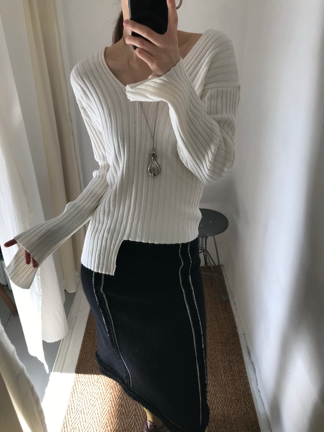 asymmetry knit 상품이미지2