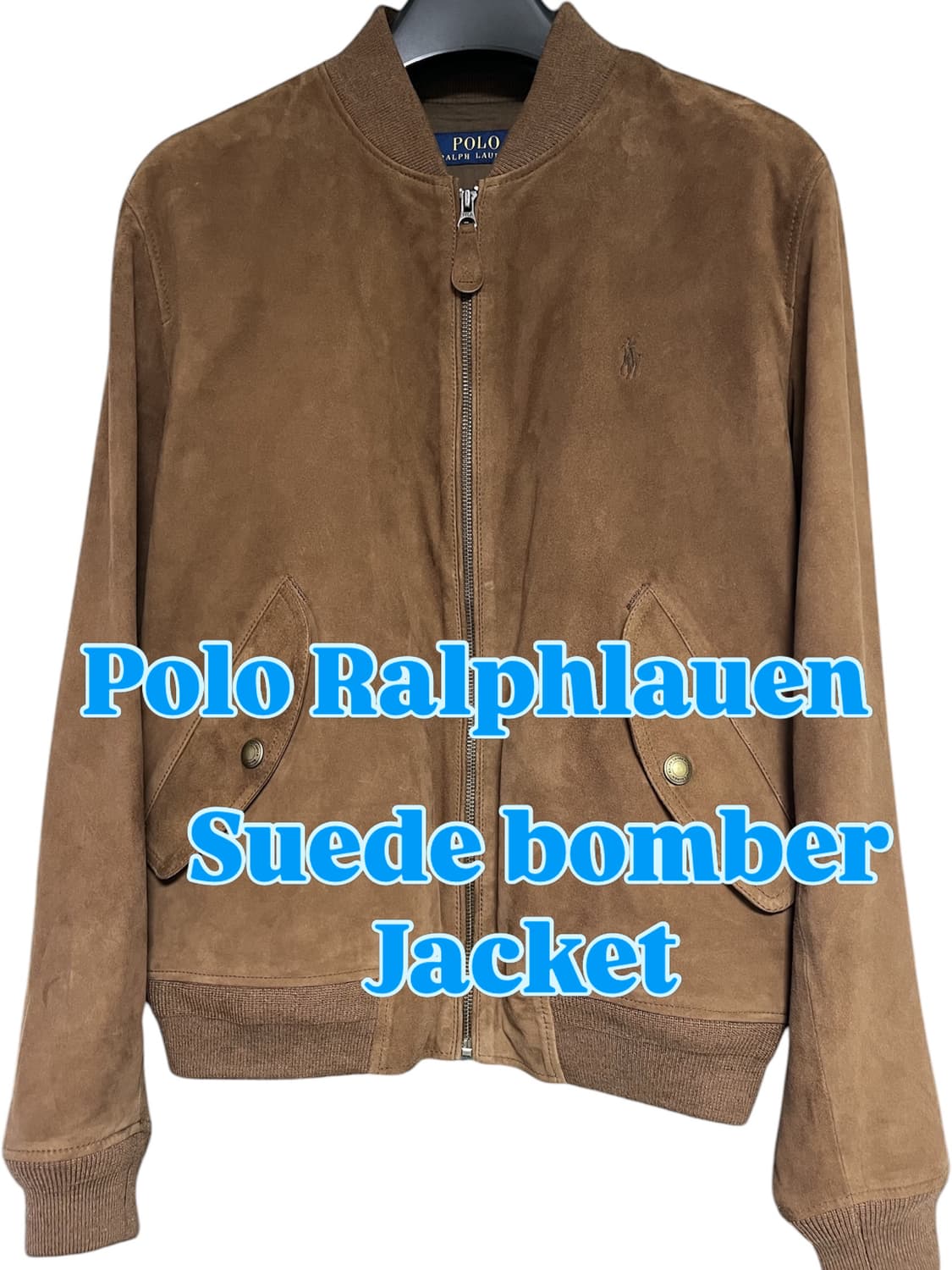 폴로 랄프로렌 스웨이드 보머 자켓 상품이미지1