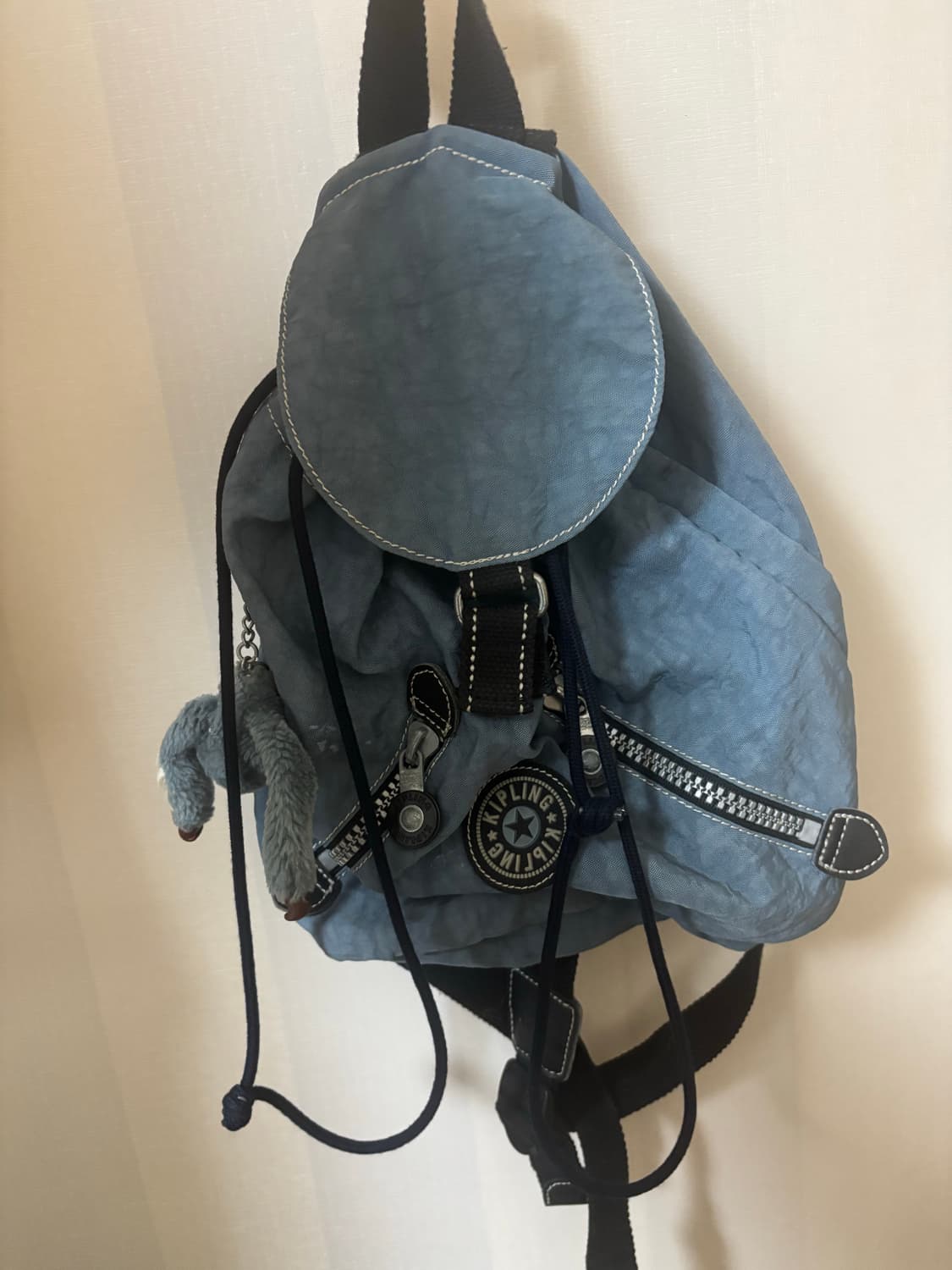 청색 키플링 복조리 백팩 상품이미지1