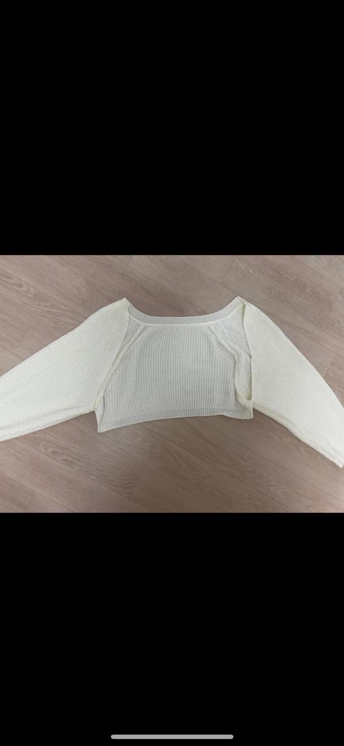 아이보리 볼레로 가디건 상품이미지1