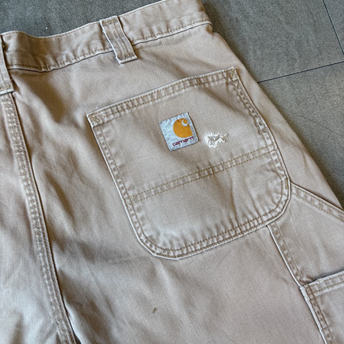칼하트 오리지널 베이지 카펜터 팬츠 바지 상품이미지5