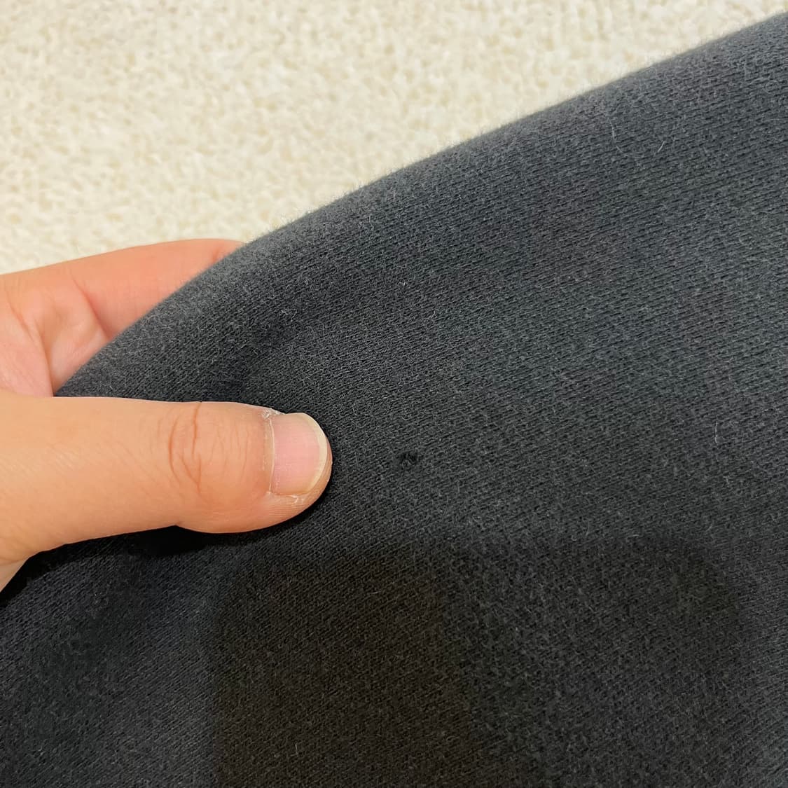 105 오베이 백로고 블랙 후드집업 상품이미지6