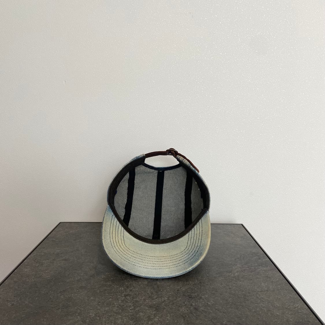 (OS) 슈프림 박스로고 캠프캡 모자 24SS 더티 인디고 데님 상품이미지5