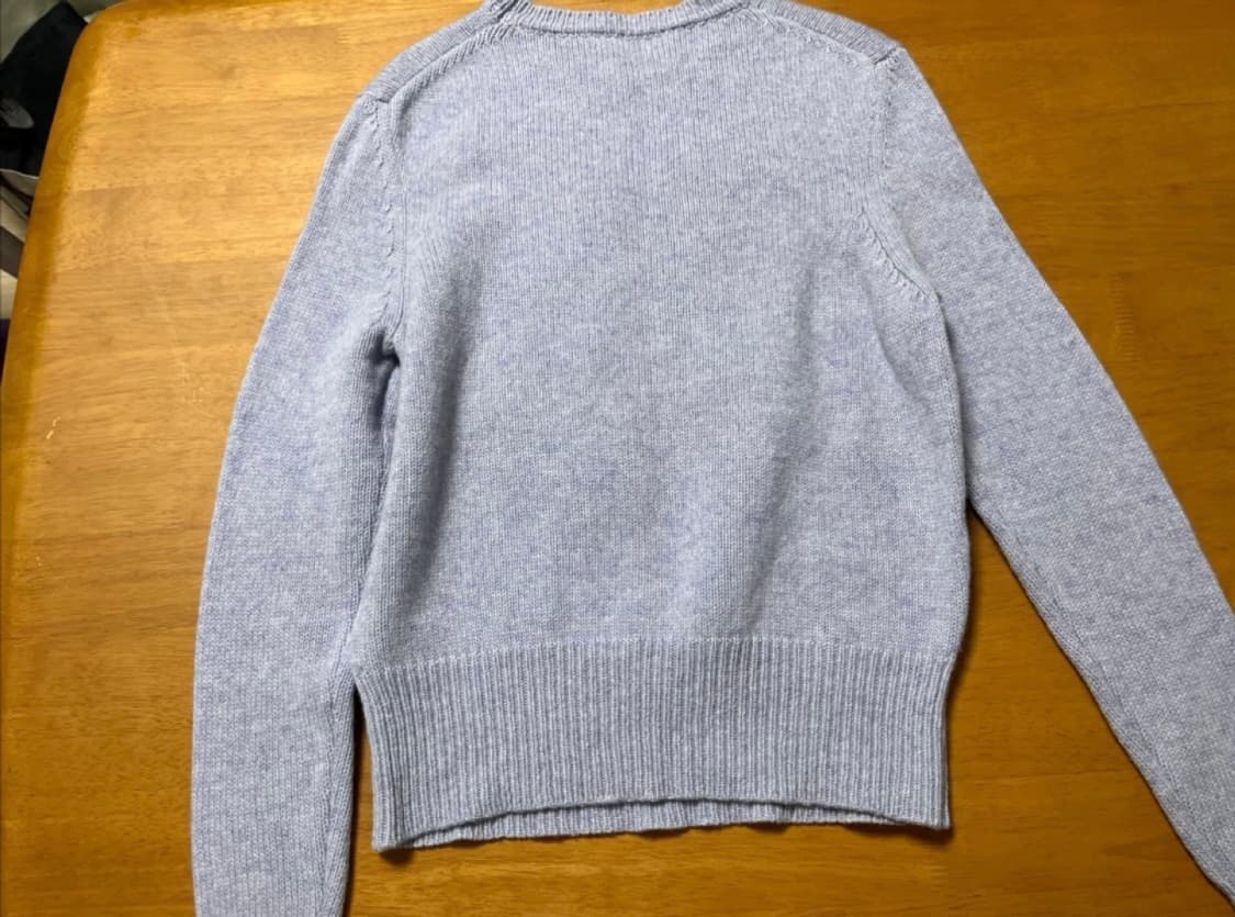 Maison Kitsune 메종키츠네 폭스헤드 비앙카블루 스웨터_XS 사 상품이미지4