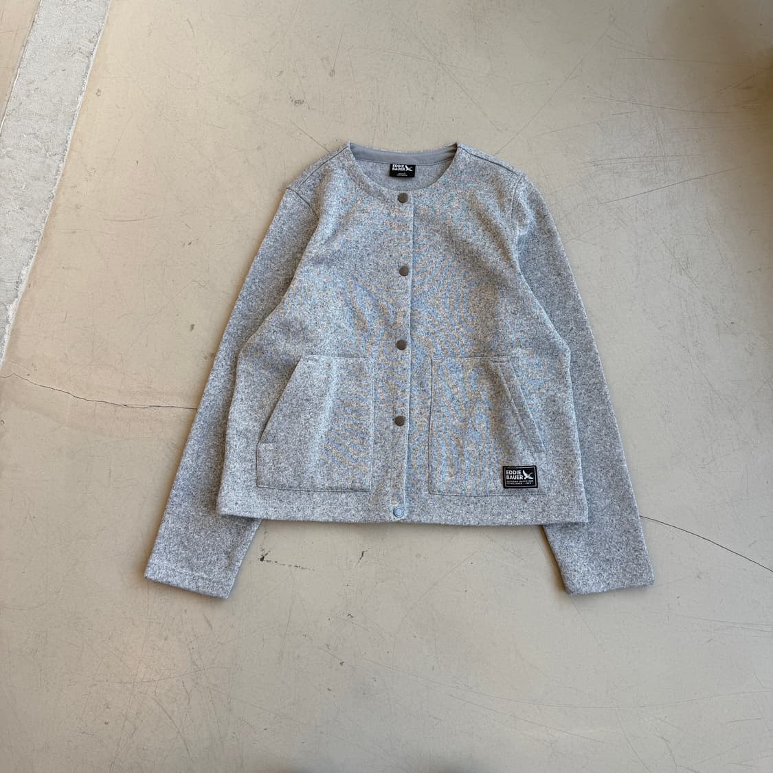 에디바우어 스냅 가디건 상품이미지1