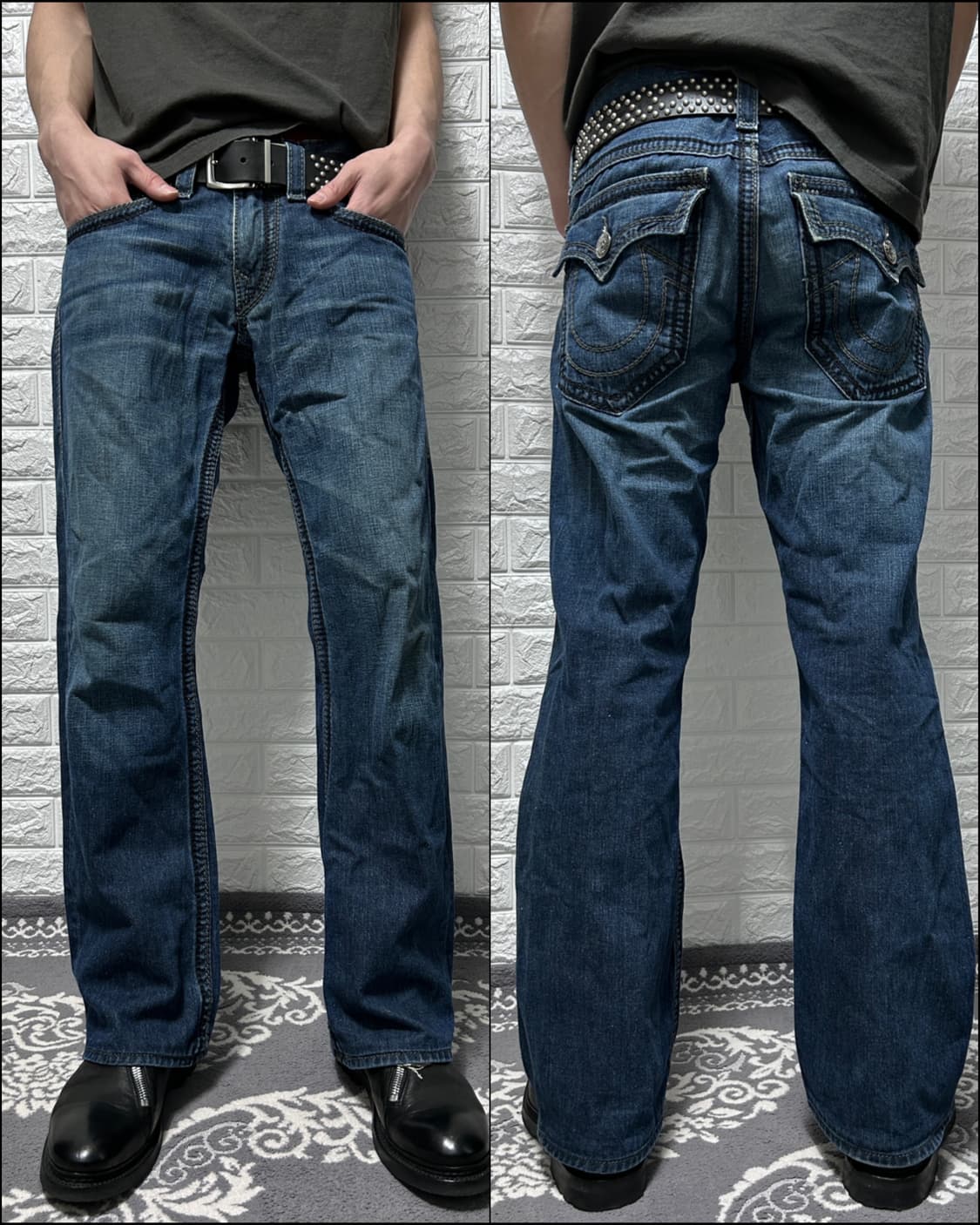 트루릴리젼 플랩 포켓 데님 팬츠 상품이미지1