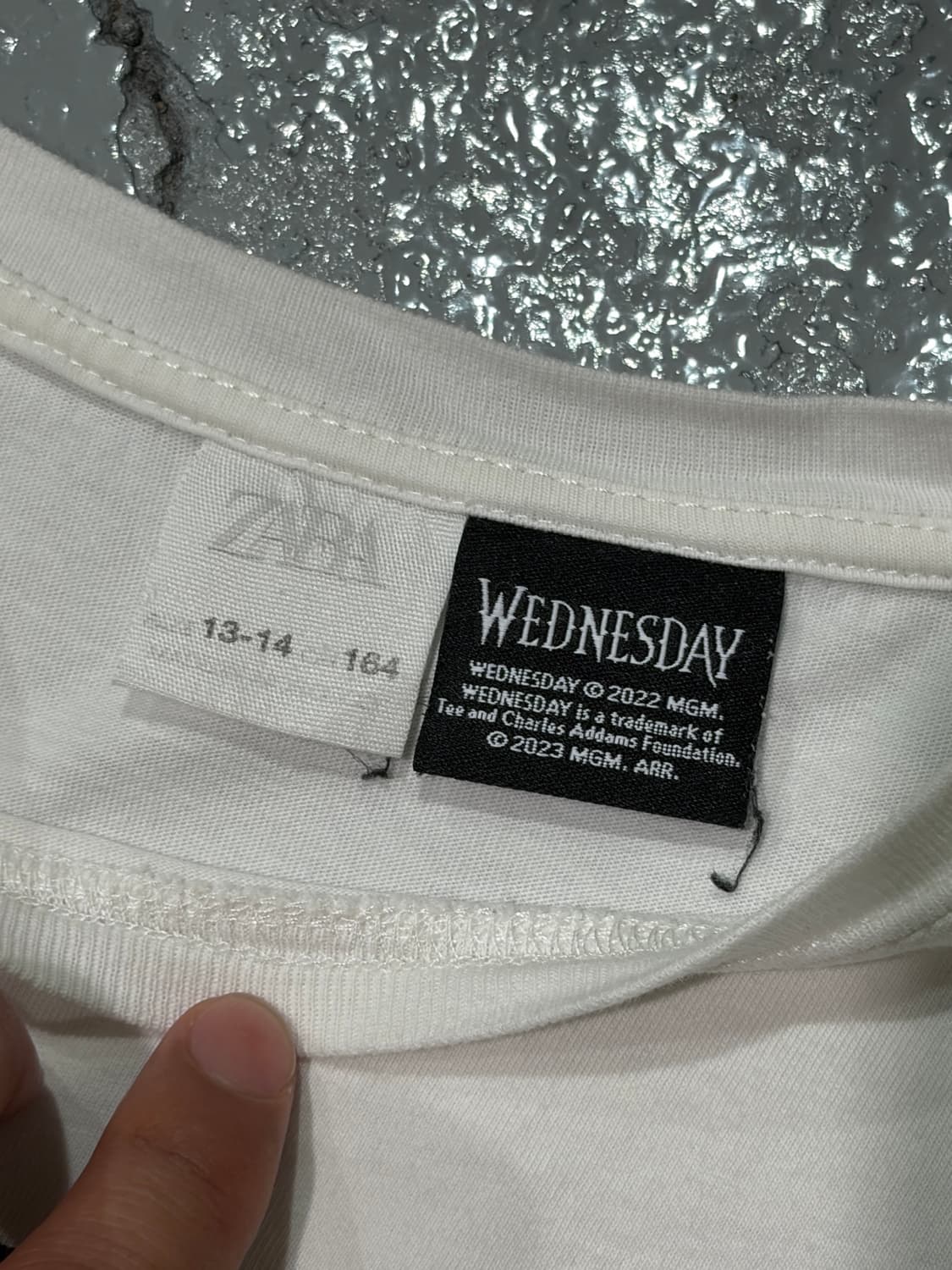 빈티지 자라(ZARA) 웬즈데이 WEDNESDAY 티셔츠 상품이미지3