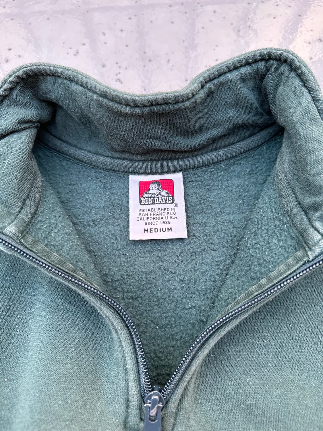 [벤데이비스] •Ben Davis College Logo Half Zip 상품이미지3