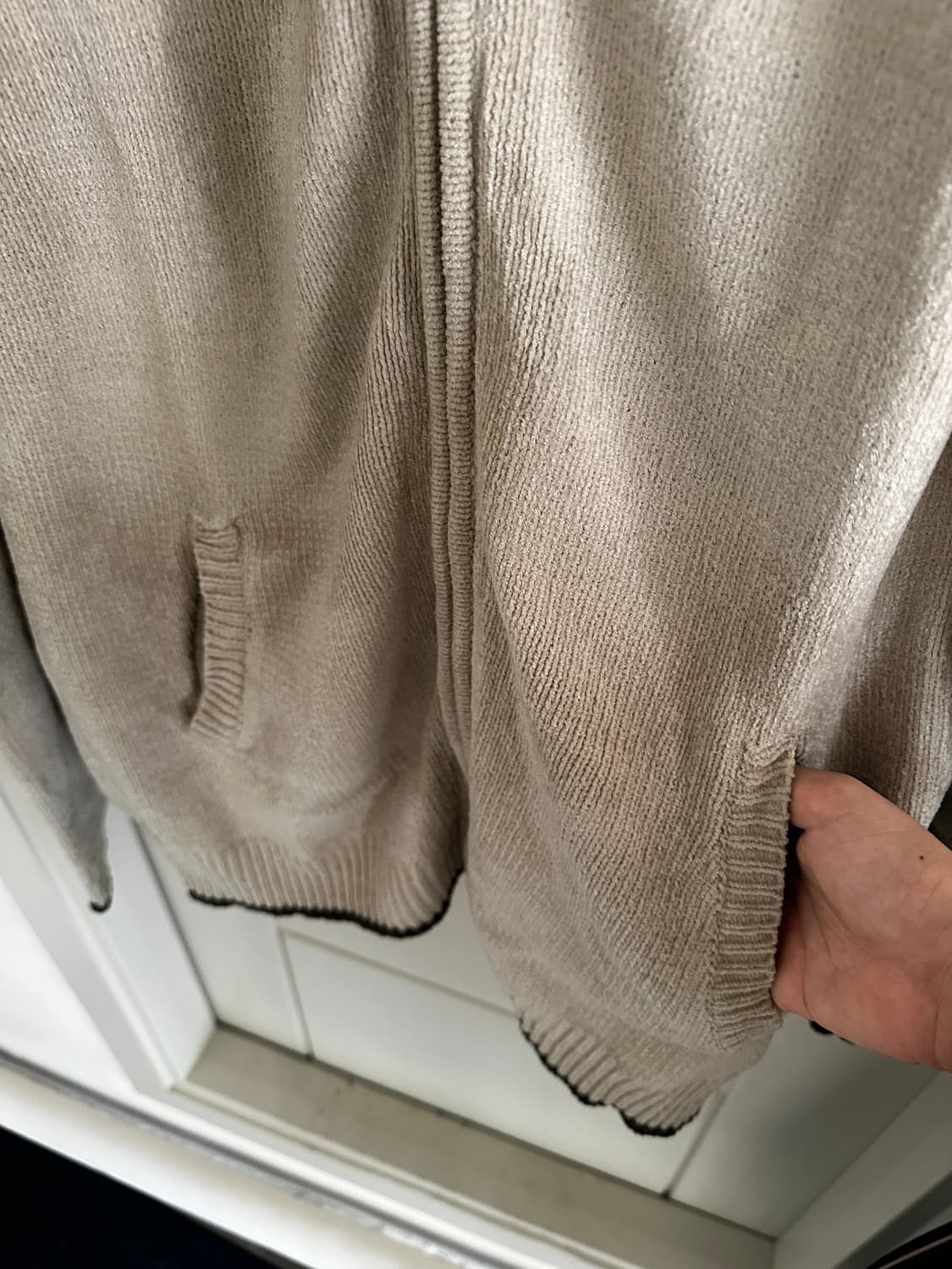 재패니즈 빈티지 하프넥 니트 집업 가디건 상품이미지3