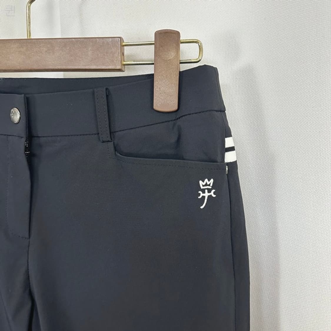 까스텔바작 여자 골프 얇은 스판바지 검정 70 상품이미지5