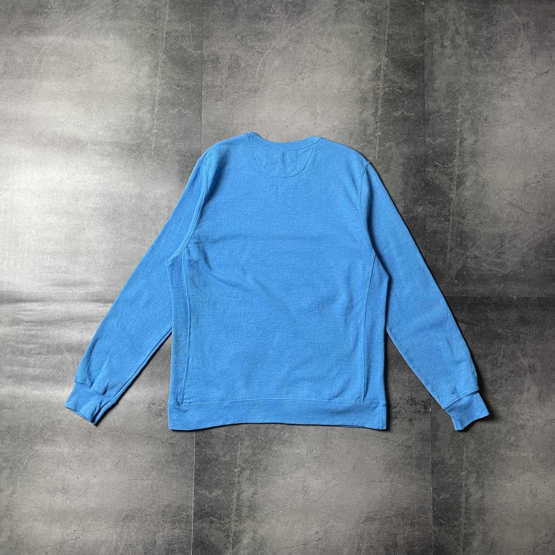 CHAMPION 챔피온 빈티지 블루 코튼 기모 맨투맨 A00496 상품이미지6