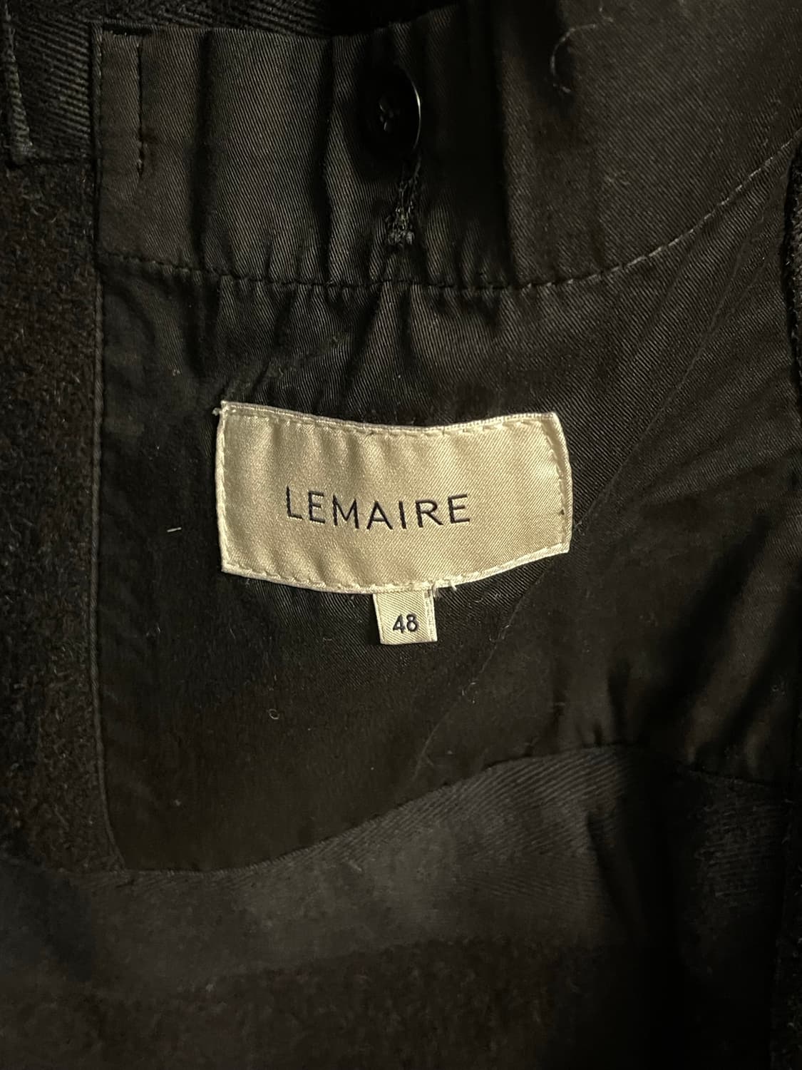 르메르 블랙 더플 코트(16FW) 상품이미지3