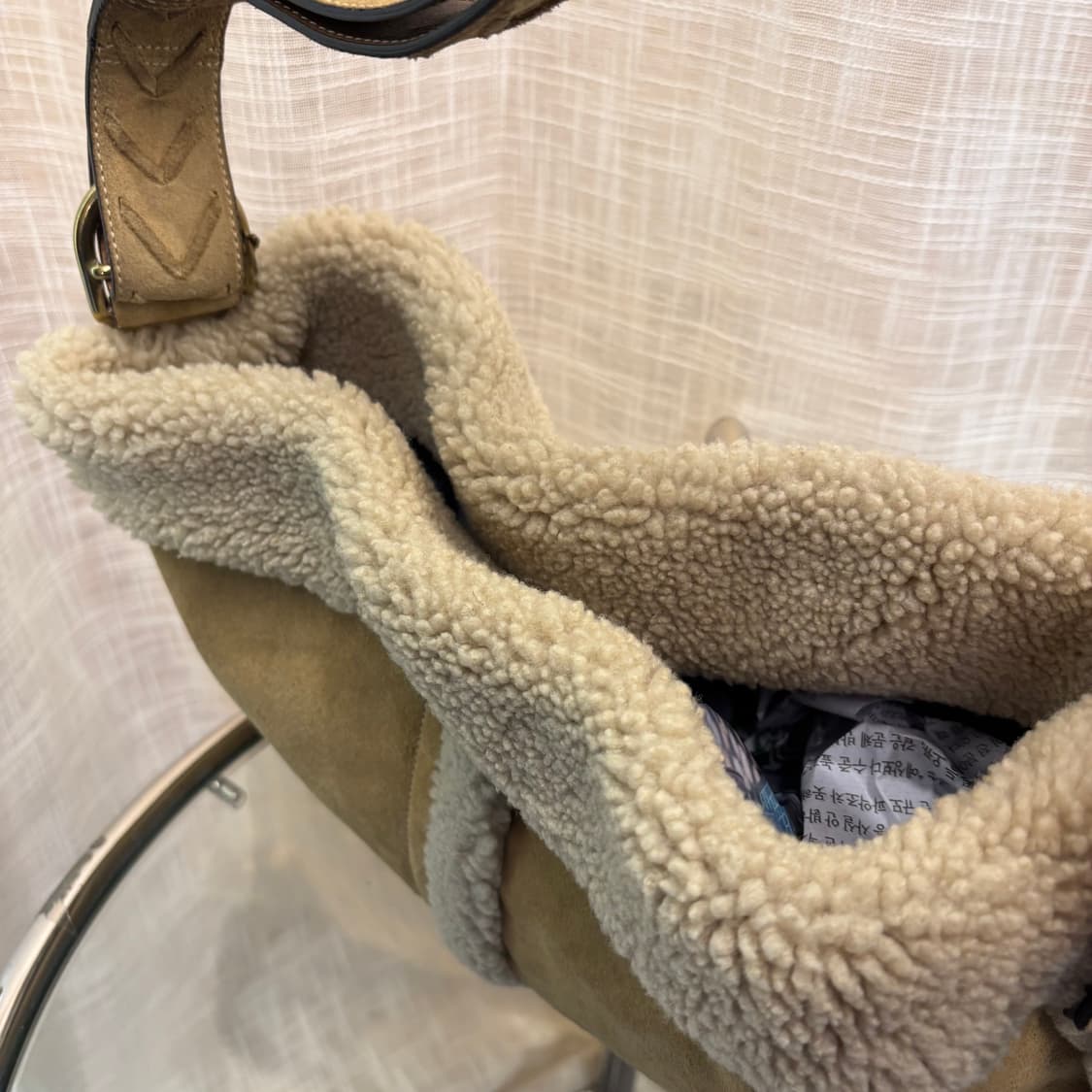 정품 코치 양털 스웨이드 숄더백     상품이미지7