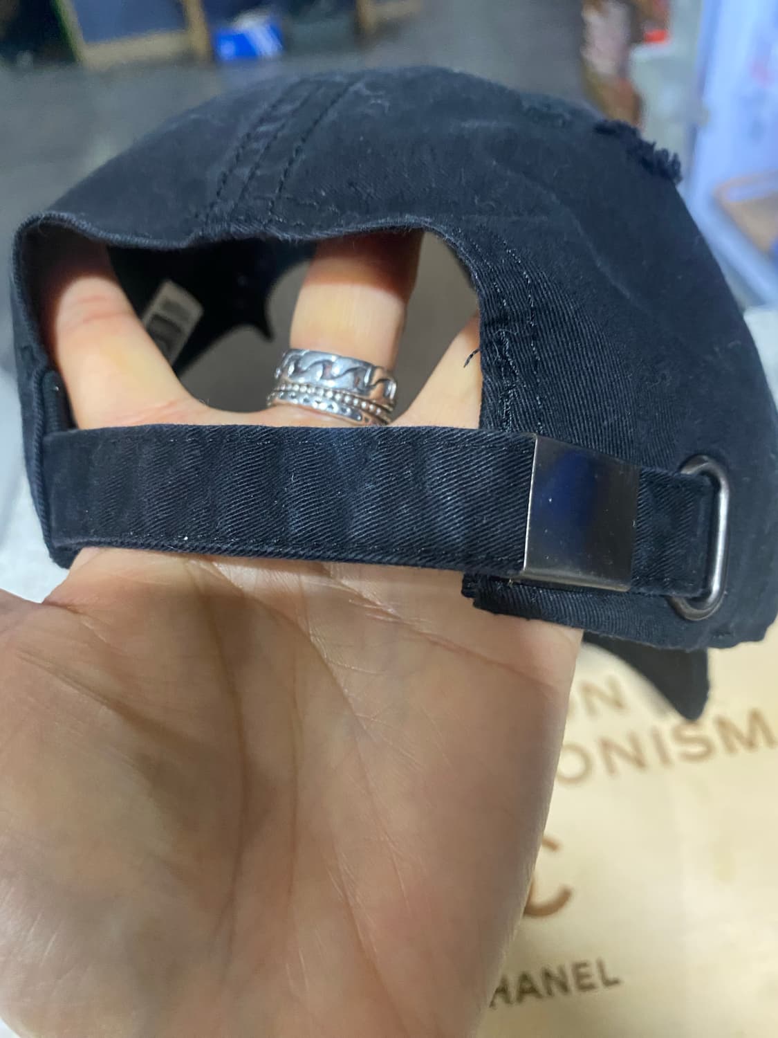 블랙 볼캡(새상품) 상품이미지5