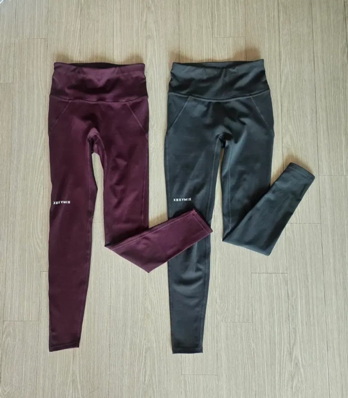 젝시믹스 블랙라벨 시그니처 380N 레깅스 S(트루와인 ) 상품이미지5