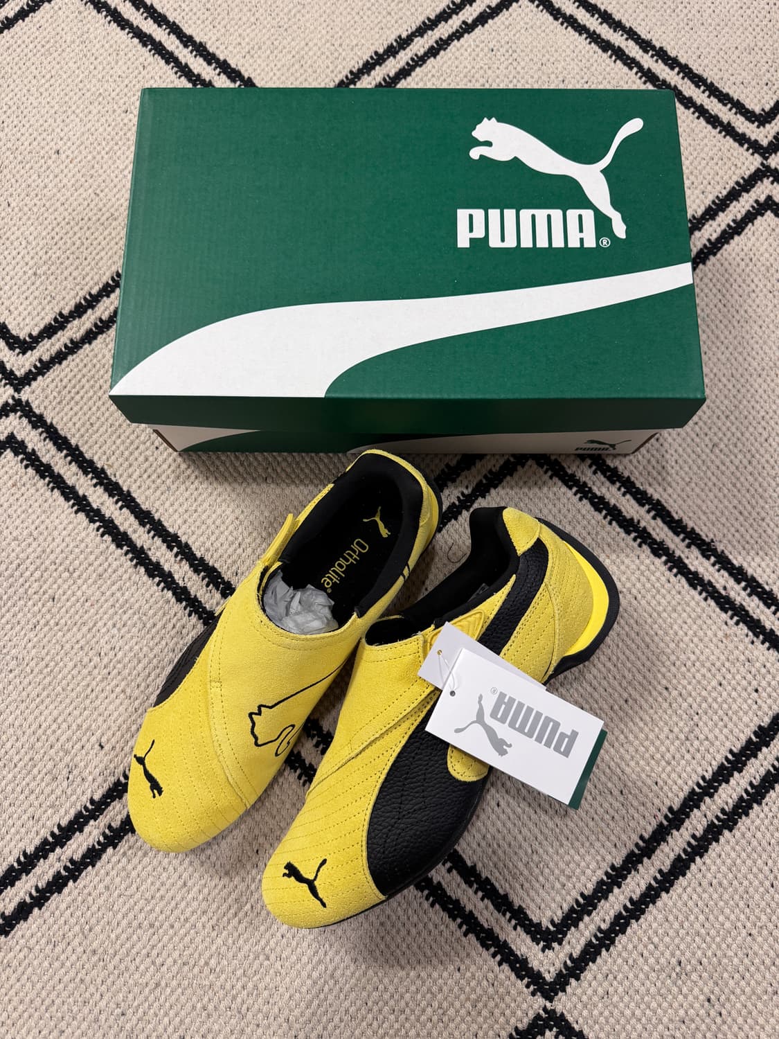 [새제품/280] 푸마 슬림캣 레몬:블랙 상품이미지7