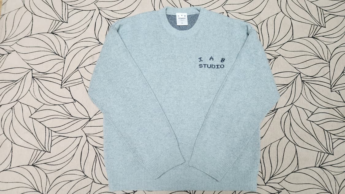 아이앱 스튜디오 니트 스틸 블루 [XL] 상품이미지1