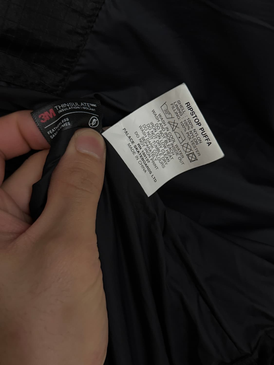 24fw 팔라스 립스탑 푸파 black (M) 상품이미지5