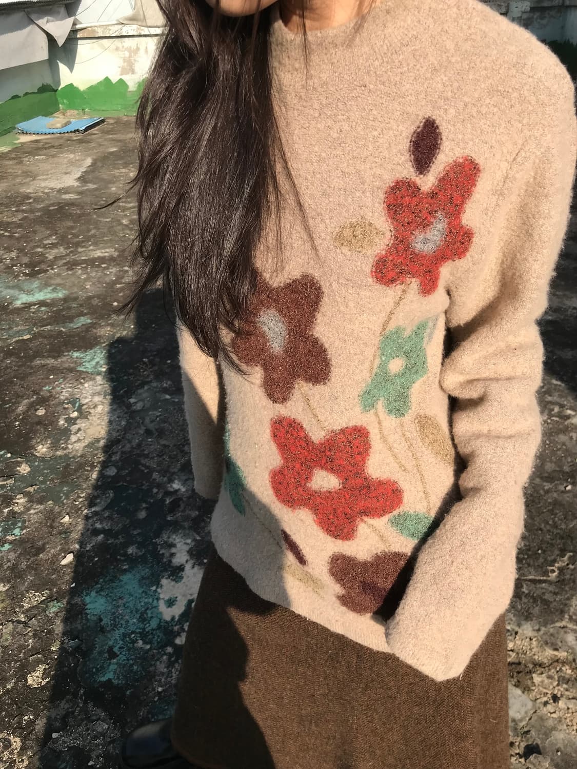 코지 플라워 니트 상품이미지4