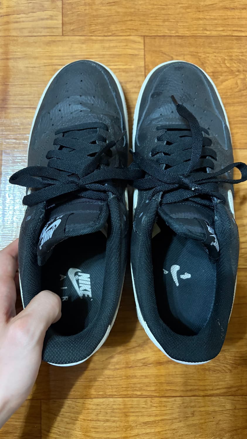 나이키 에어포스 1 '07 블랙 화이트 260 상품이미지2