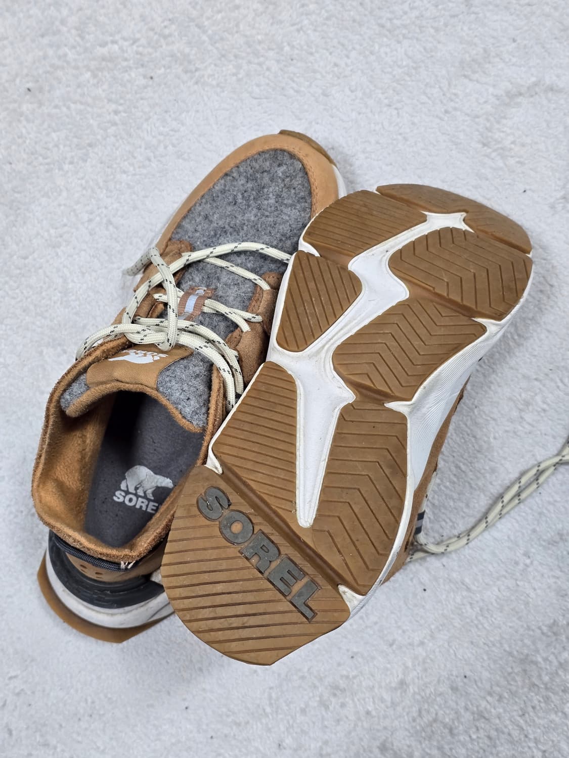 Sorel 소렐 키네틱 카리부 스니커즈 브라운 235 상품이미지6