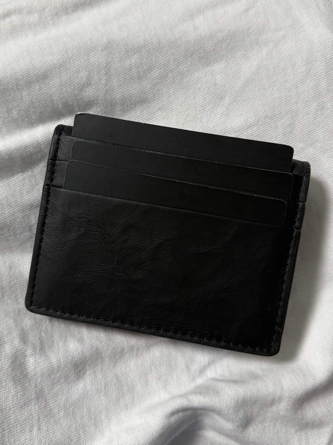 Y-3 크링클 레더 월렛 지갑 블랙 상품이미지2