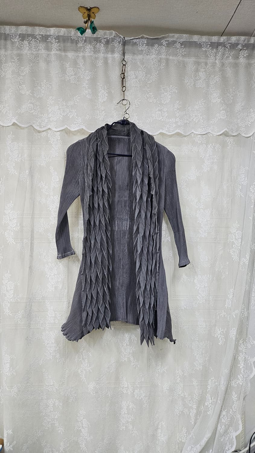 플리츠롱 가디건 상품이미지1